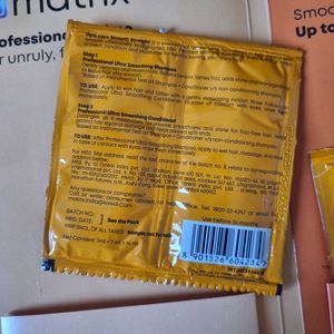 Matrix Shampoo &amp; Conditioner Sachet Sample Size