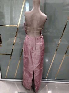 Elegant Pink Maxi Dress