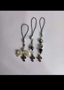 Cross Charm Phone Straps