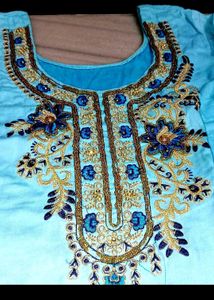 Embroidered Xl Size Salwar Suit 42