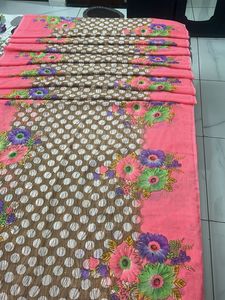 Multi Colour Printed Beautiful Saree
