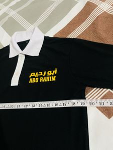 Black And White Half T-Shirt For Men