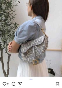 CHRISTIAN DIOR SADDLE SLING BAG WD BOX