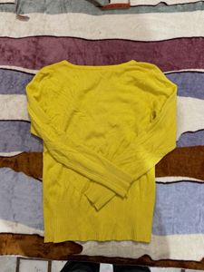 Yellow Long Sleeve Top