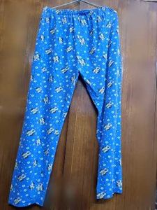 Blue Printed Pajama Pants