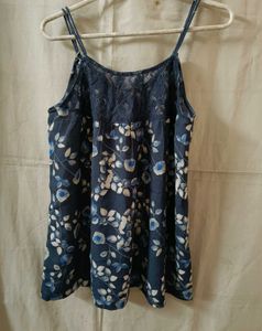 Floral Print Sheer Top