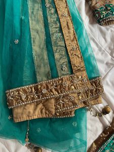 y2k heavily beaded Lehenga choli