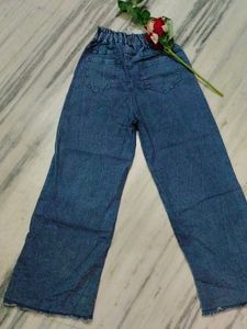 Wide Leg Denim Jeans