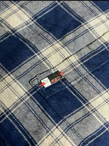 Blue Plaid Shirt
