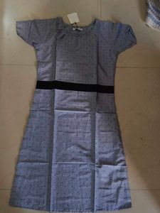 f-Apparel Blue Polka Dot Top