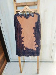 Brown Net designer Top Size-34-36