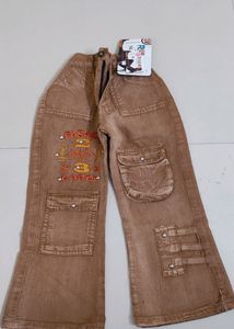 Bell bottom style kids pant
