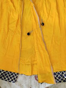 Yellow Embroidered Kurta