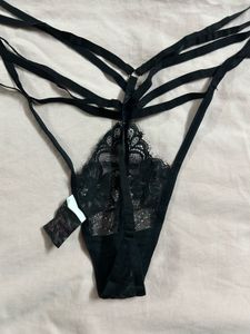 Lace Detail Thong