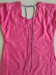 Pink Kurti Size:Medium