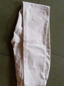 White High-Waisted Skinny Jeans