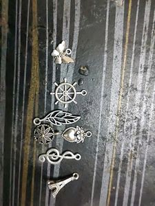 Oxidised Silver Charms