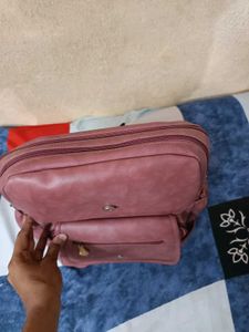 Light Pink College Bag