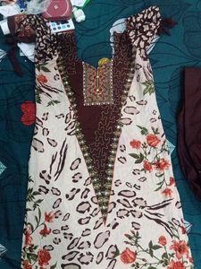 Elegant Kurta Set Brown