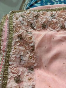 Elegant Pink Saree