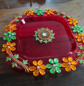 Decorative Pooja Thali