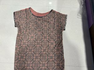 Patterned Pink Dress