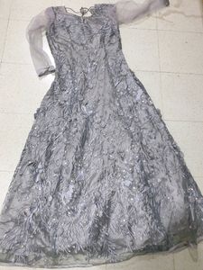 Grey Party Wear/gown