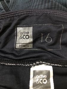 Active &amp; Co Blue Printed Leggings