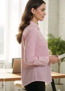 Elegant Pink Printed Top