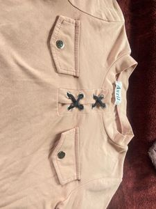 Peach Long Sleeve Top