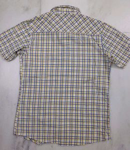 Plaid Short Sleeve Shirt - Size M