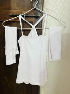 White Tank And Sleeves