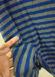 Oversized Stripped Full Size Skirt