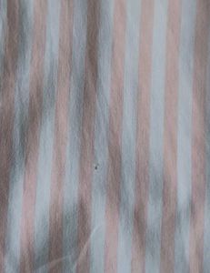 pink Striped on white men shirt