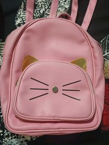 Cute Pink Kitty Backpack