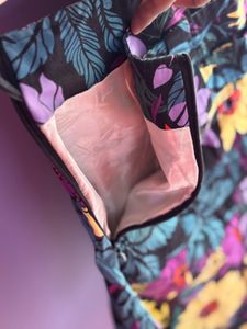 Floral A-Line Skirt High Waist