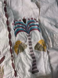 Embroidered White Blouse