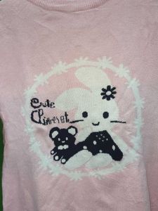 Cute Girls&#39; Knit Sweater