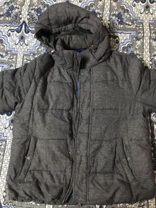Stylish Gray Puffer Jacket