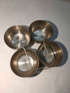 Combo of 2: Stainless Steel Chowmukh &amp; Stainles