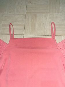 “Rosy Chic Off-Shoulder Top”