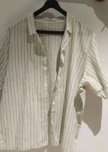 Striped Short Sleeve Button-Down