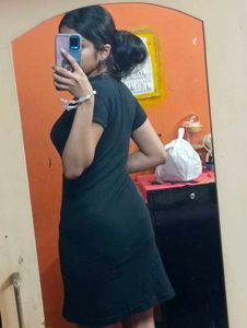 Bodycon black Dress - Size S To M