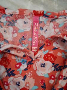 Girls Semi Indo Western Kurti on Leggings And Jean