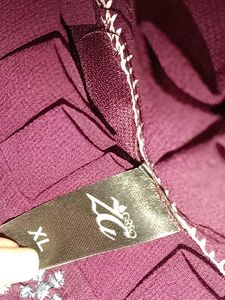 Purple Embroidered Midi Dress 💜