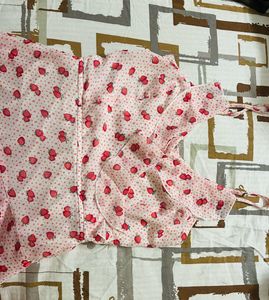 Cute Strawberry Romper