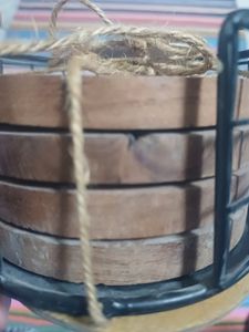 Wooden Tea Coaster
