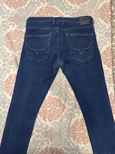 Dark Blue Denim Jeans