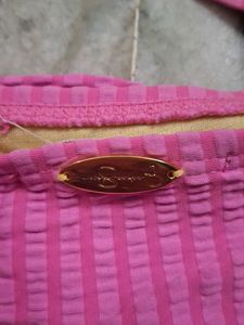 Pink Ruched Tank Top