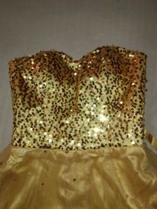 Sparkling Gold Party Dress